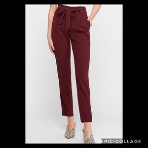 Express Tie Waist Ankle Pants 💫